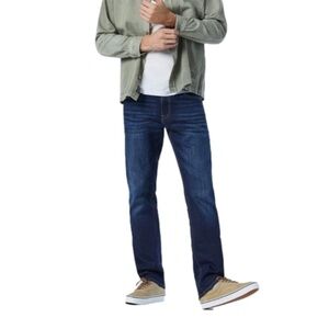 Mavi Zach Straight Leg Dark Wash Blue Jeans, size 32x36